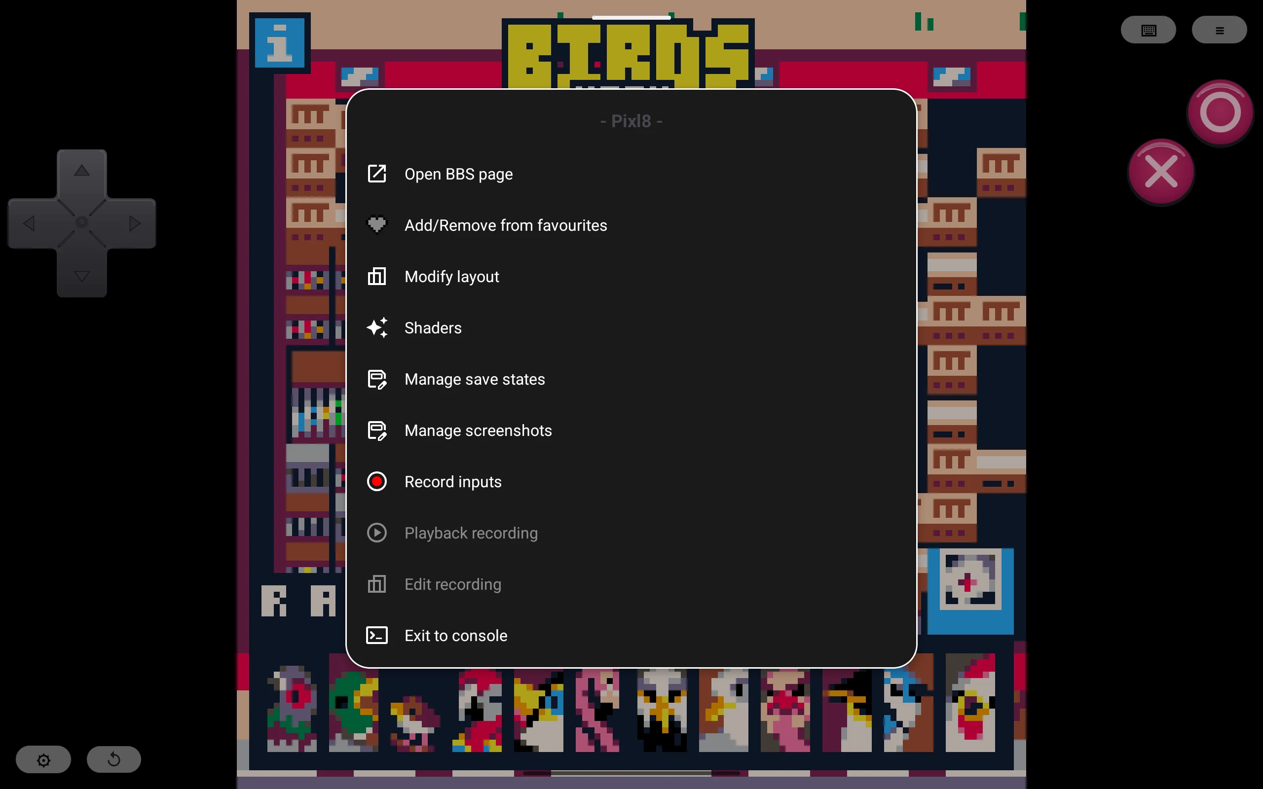 Pixl8 · Pico-8 Game Player screenshot